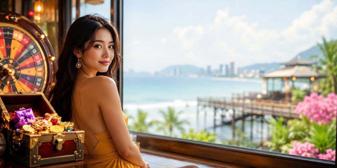 Bàn Roulette sang trọng tại Đà Nẵng kết hợp với cà phê phin Việt Nam, không khí giải trí buổi tối