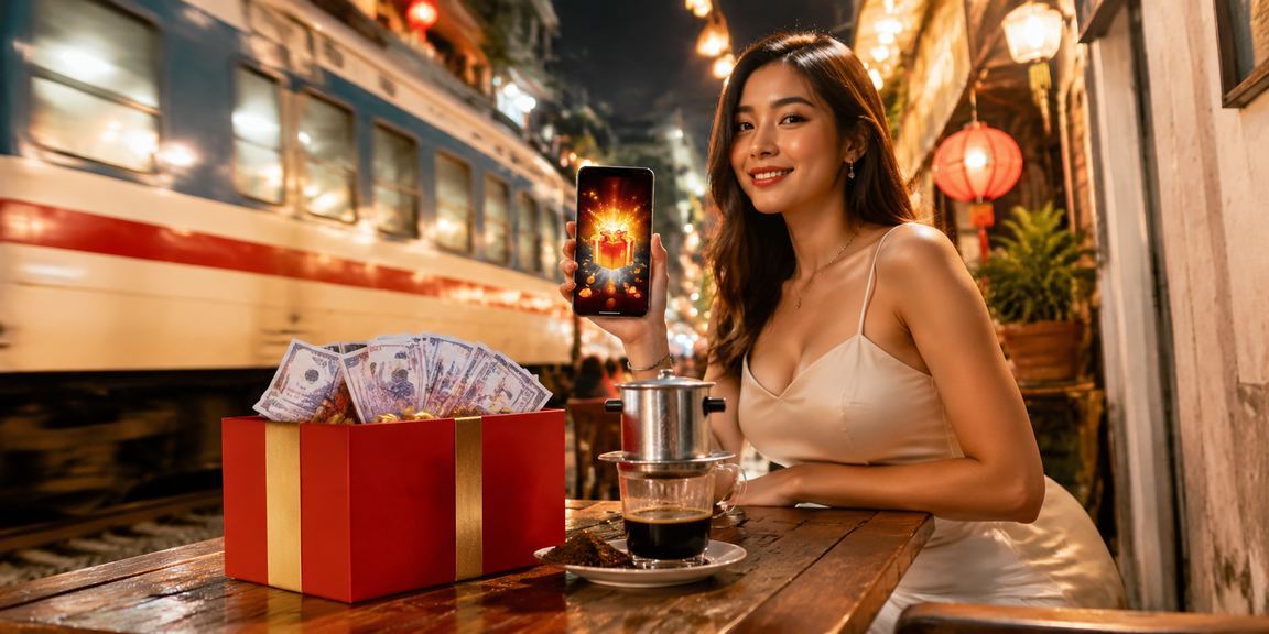 Người chơi Hà Nội trải nghiệm casino trực tuyến trên di động bên ly cà phê buổi sáng