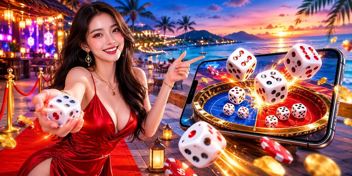 Cảnh bãi biển Phú Quốc với không khí thư giãn, gợi cảm giác săn jackpot trực tuyến trên điện thoại